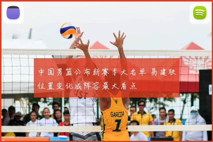 中国男篮公布新赛季大名单 易建联位置变化成阵容最大看点